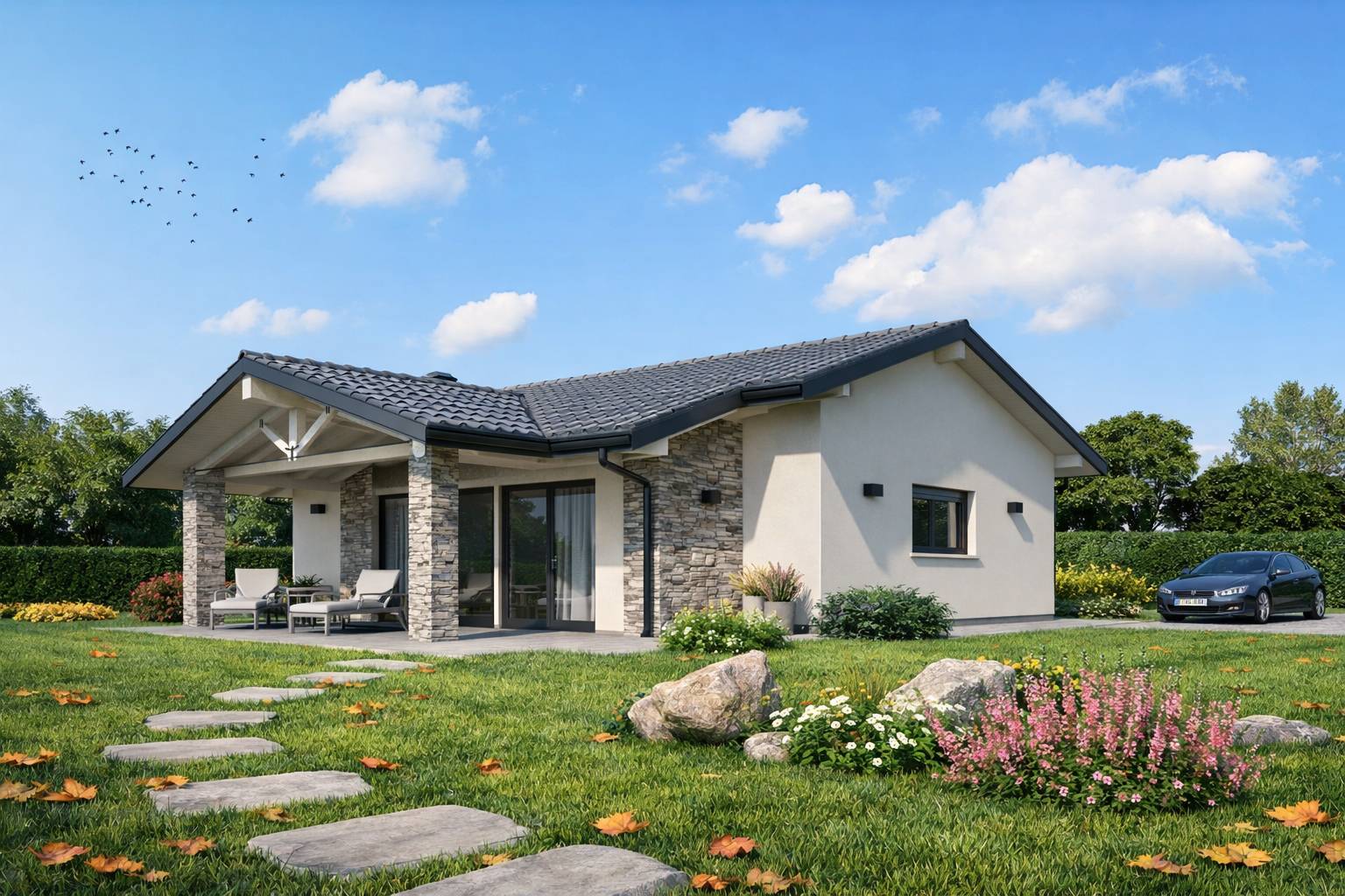 progetto casa prefabbricata 140 mq
