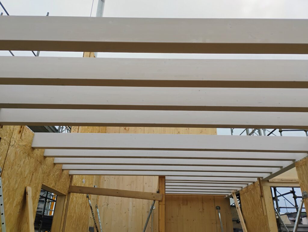 struttura solai moderni , colore bianco