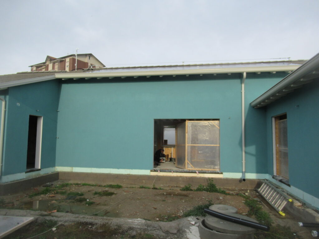 Casa in legno moderna di design realizzata in bioedilizia