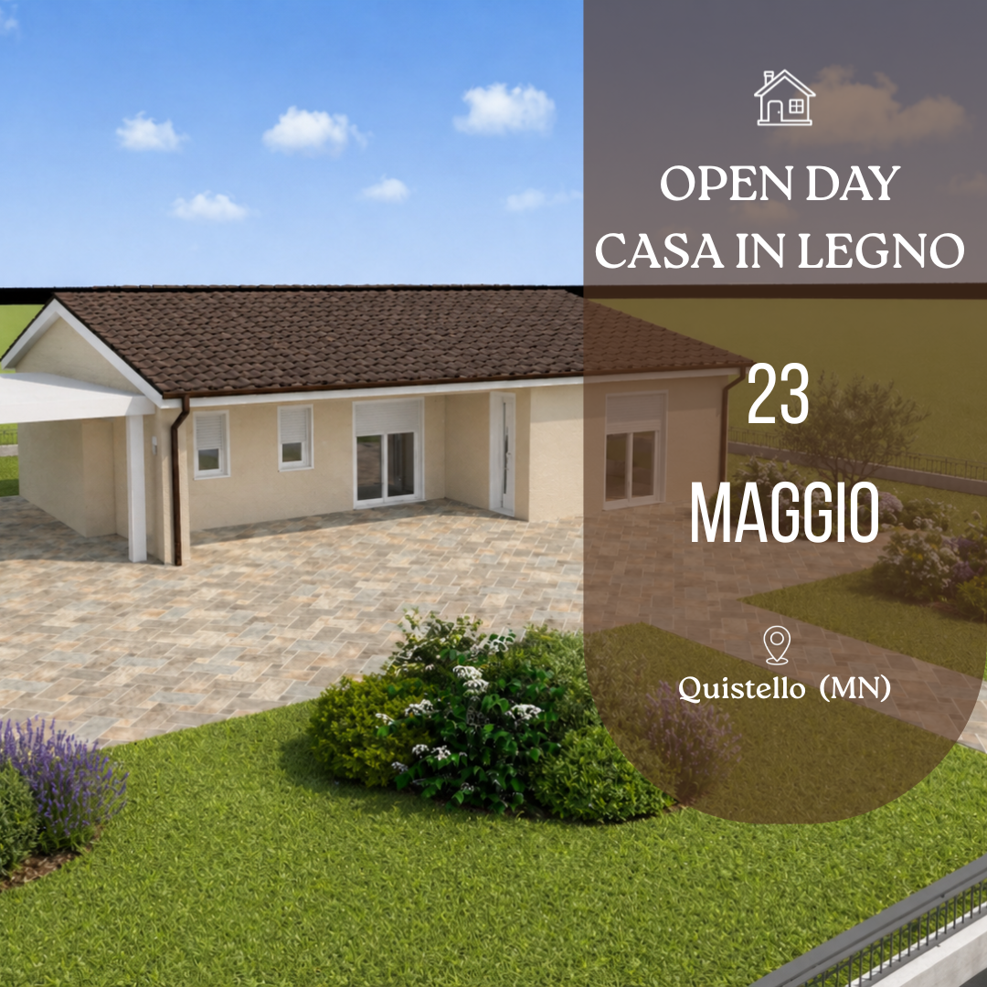open huose casa in legno mantova
